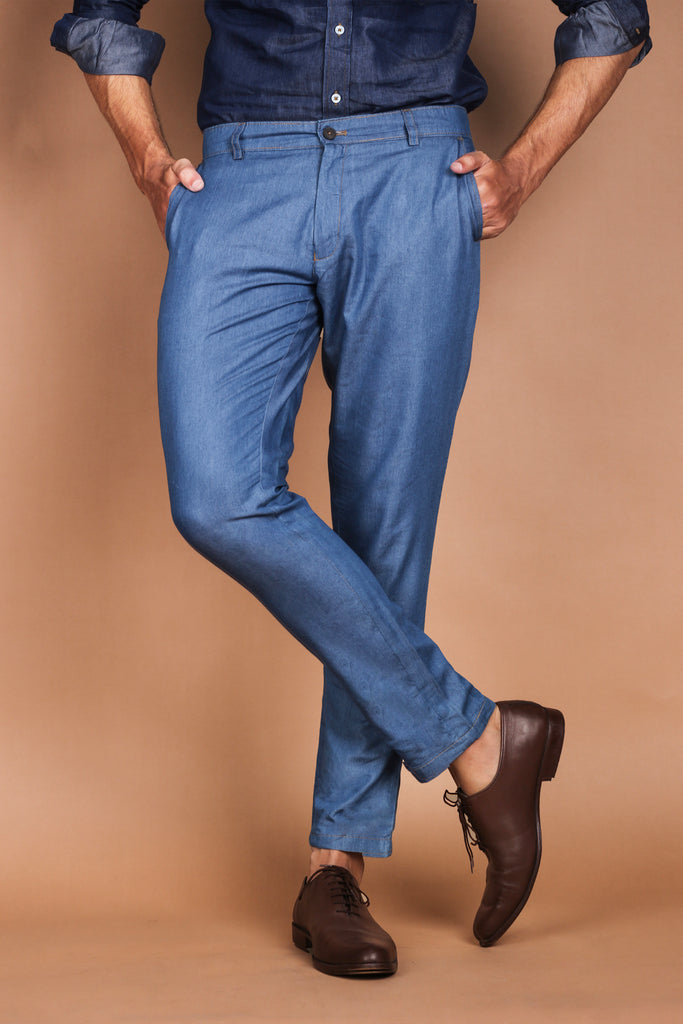 Denim Medium Wash Trouser