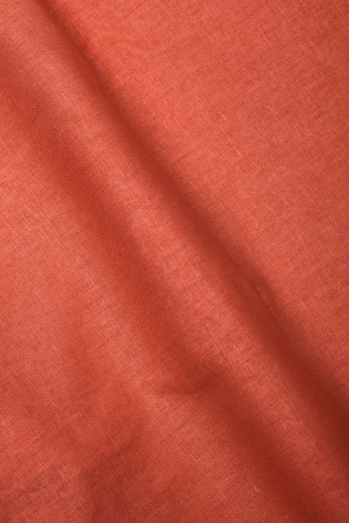 Orange Peach Italian Linen