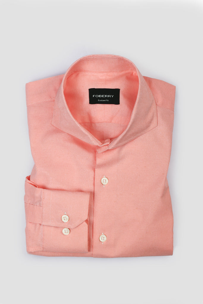 Pastel Pink Linen Shirt