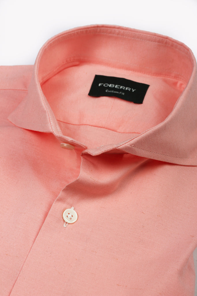 Pastel Pink Linen Shirt