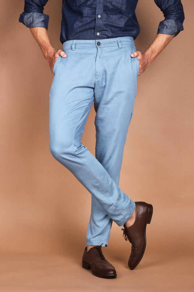 Denim Light Wash Trouser