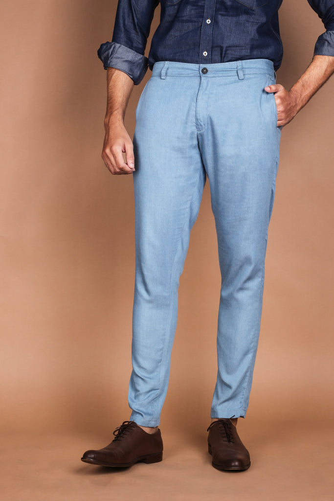 Denim Light Wash Trouser