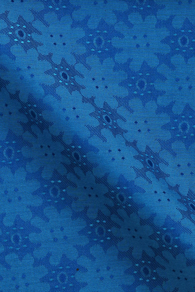 Blue Jacquard