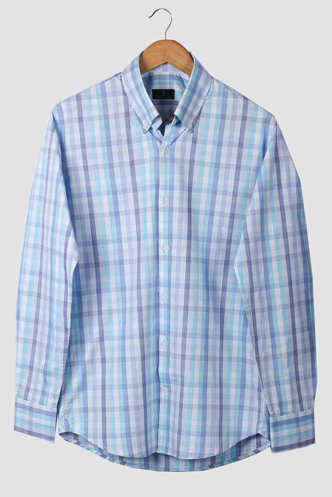 Multi Blue Check Shirt