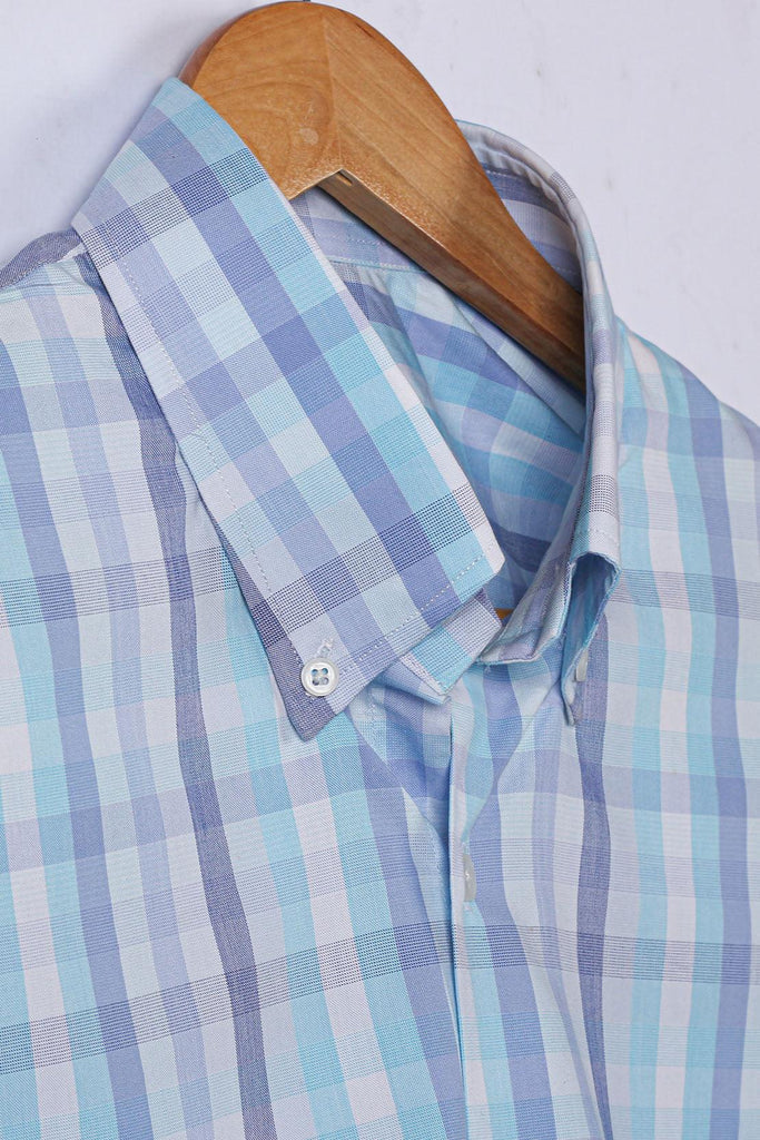 Multi Blue Check Shirt