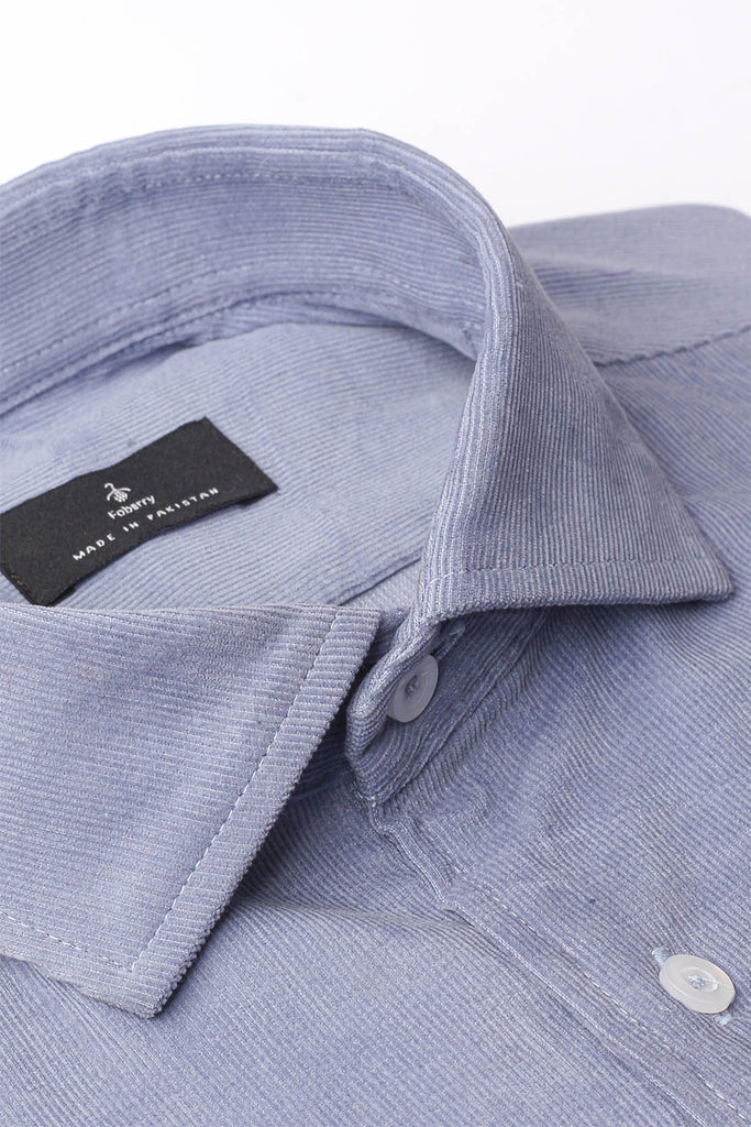 Light Blue Corduroy Shirt