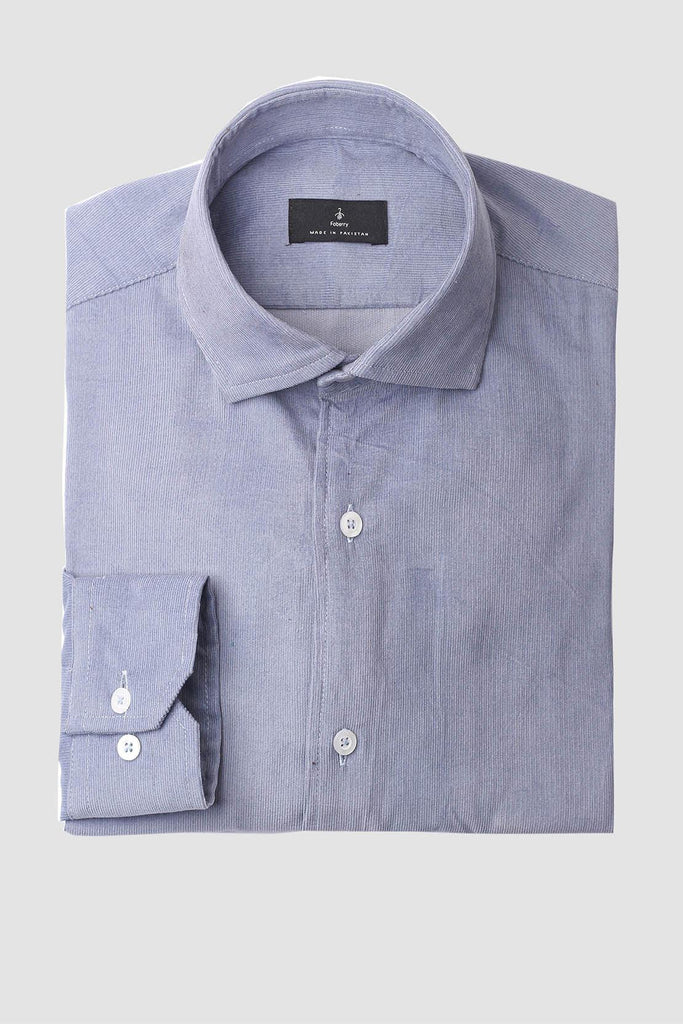 Light Blue Corduroy Shirt