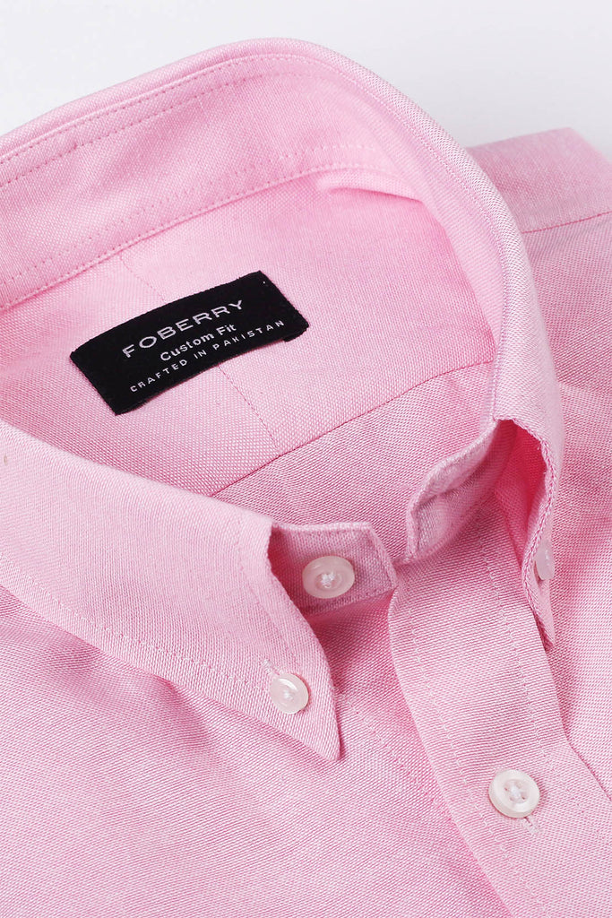 Powder Pink Oxford Shirt