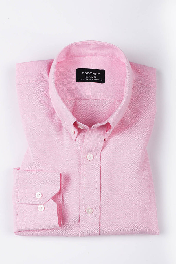 Powder Pink Oxford Shirt