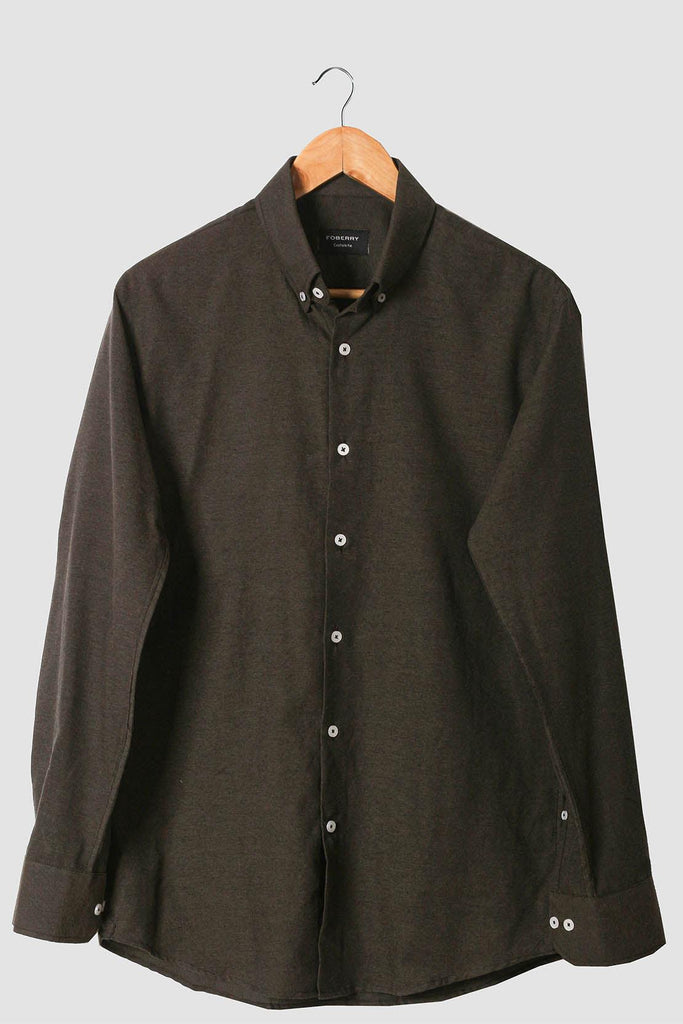 Army Green Linen Shirt