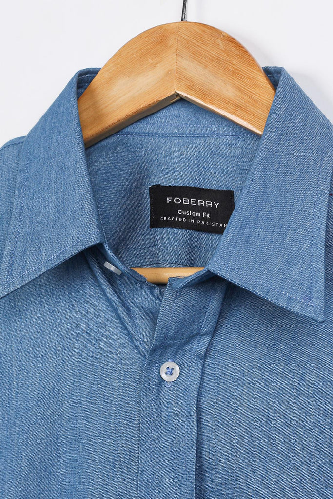 Medium Washed Denim Shirt