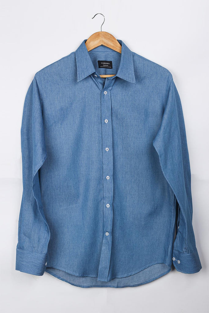 Medium Washed Denim Shirt