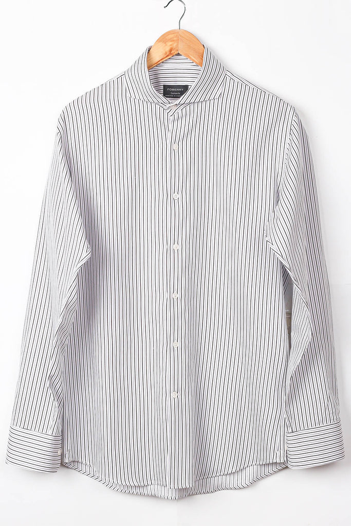Soft Dual Structured Striped  Shirt