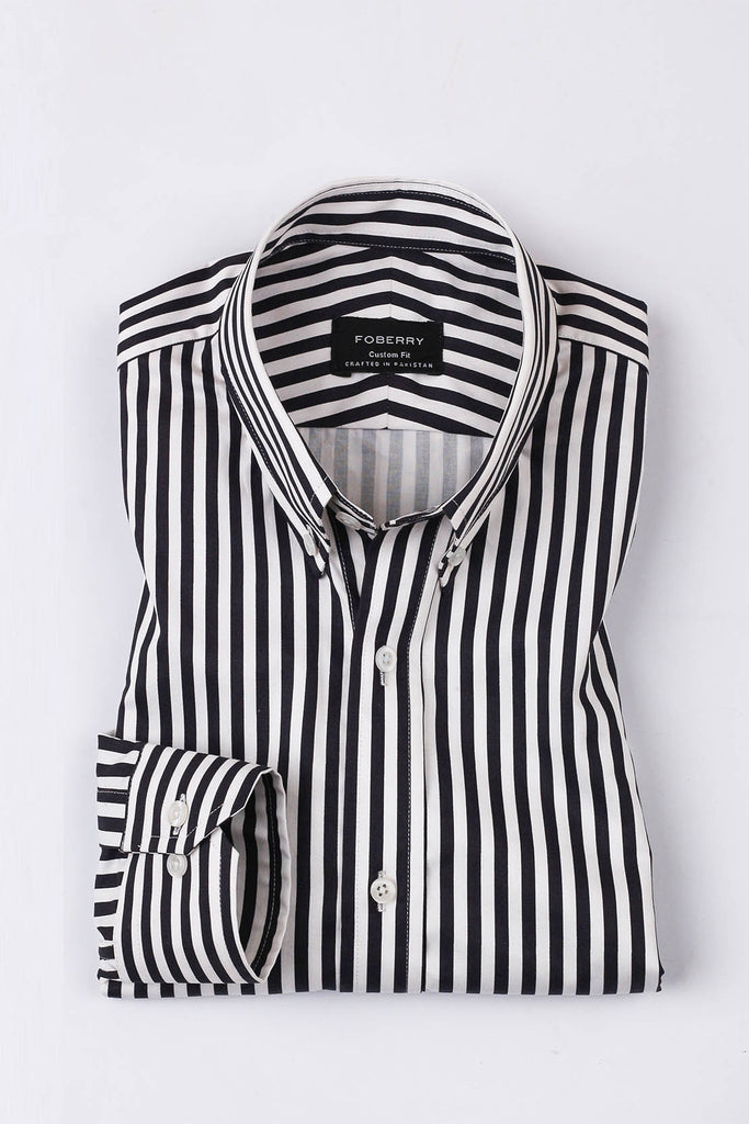 Black Striped Shirt