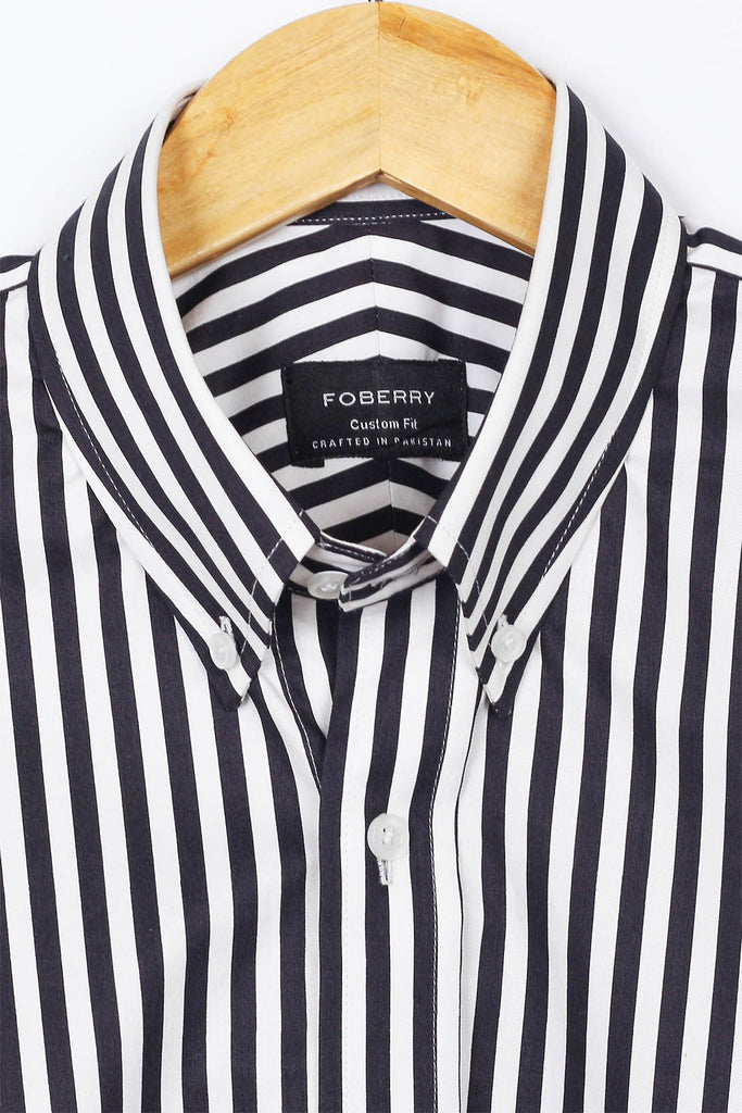 Black Striped Shirt