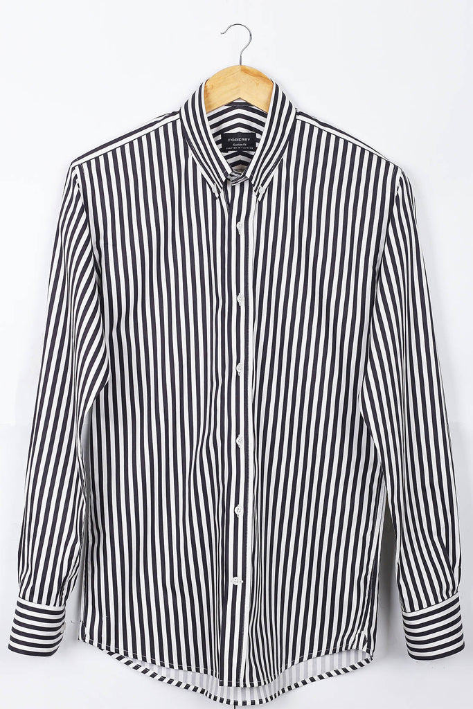 Black Striped Shirt