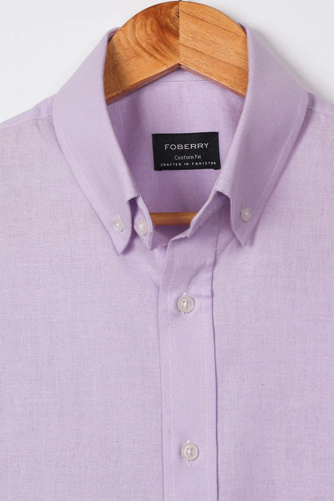 Light Orchid Linen Shirt