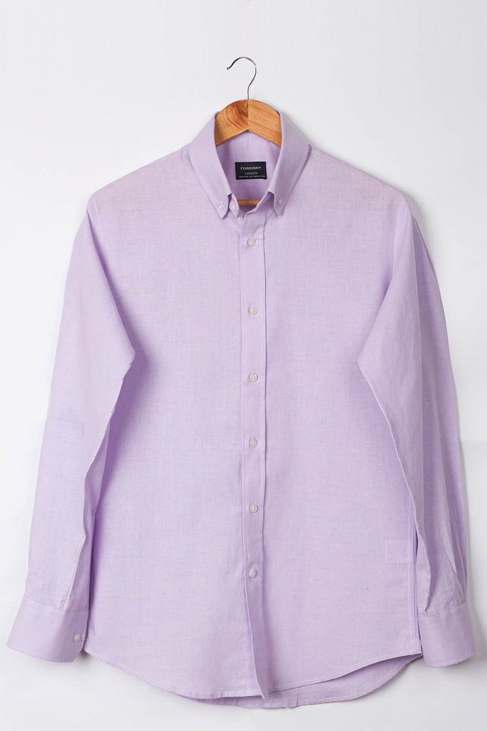 Light Orchid Linen Shirt