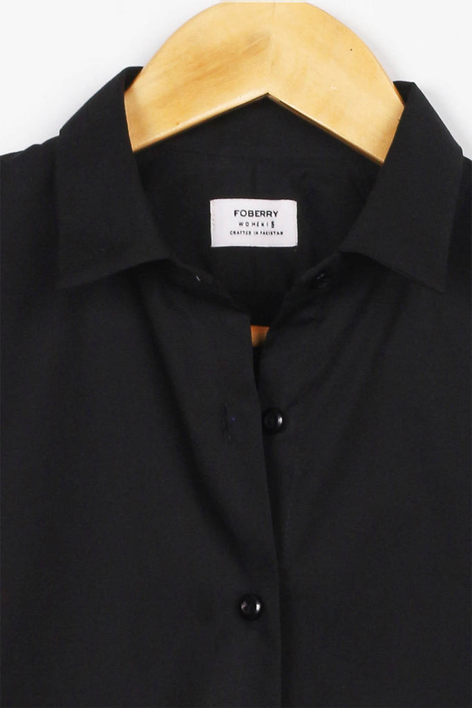 Black Slim Fit Shirt