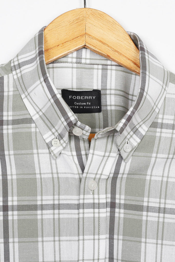 Salt Grey Plaid Shirt