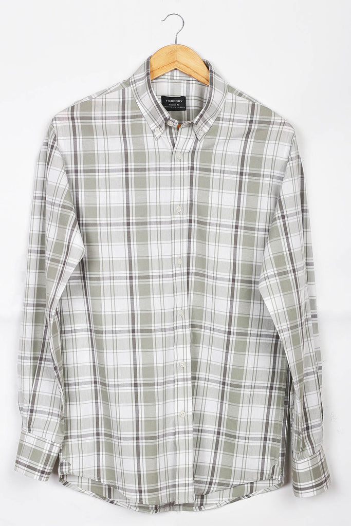 Salt Grey Plaid Shirt