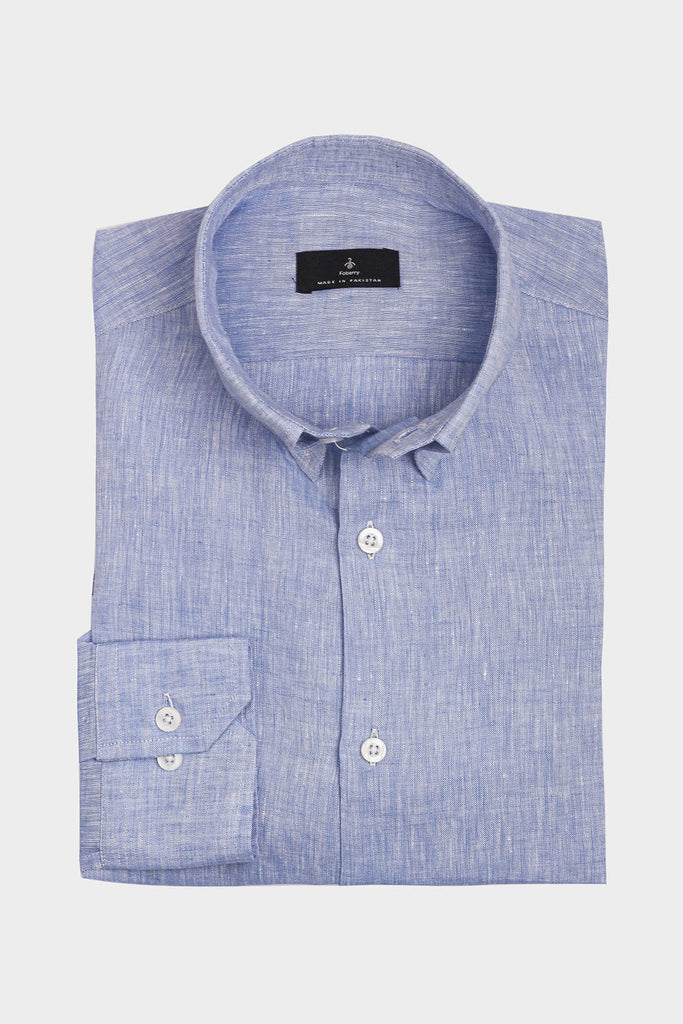 Sky Blue Linen Shirt