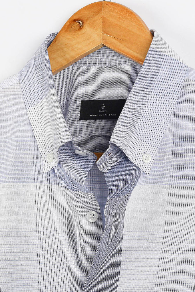 Multi Blue Checkered Shirt