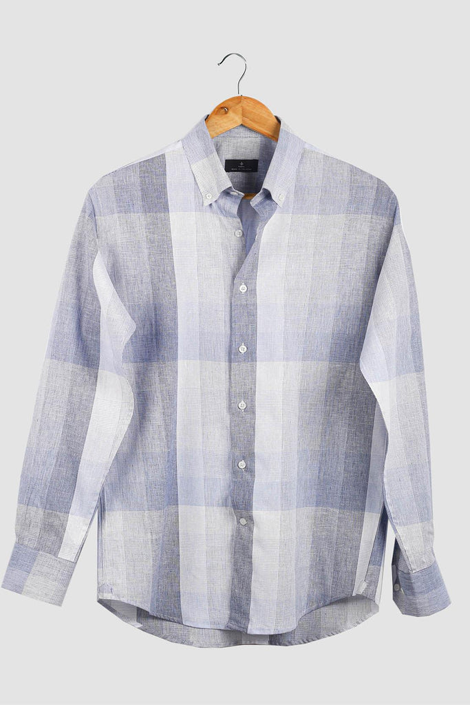 Multi Blue Checkered Shirt