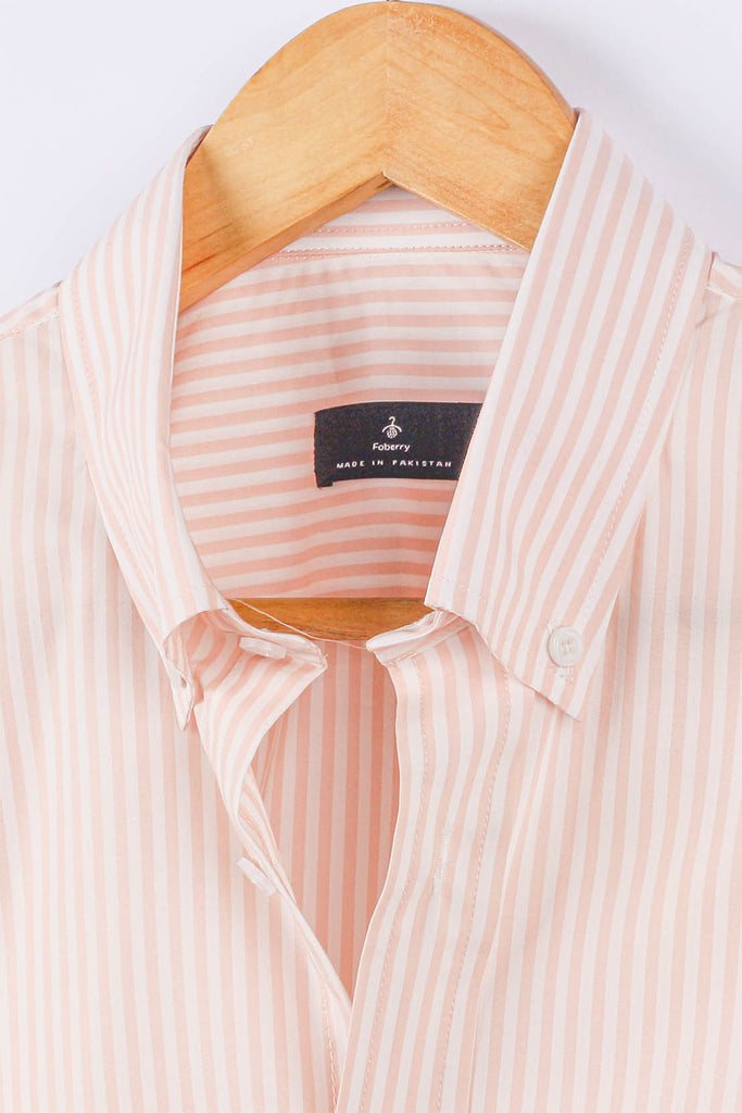 Light Tangerine Stripes Shirt